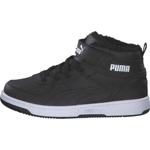 Rebound Joy Fur PS 375479 PUMA Black-PUMA White