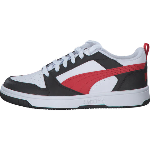 Rebound v6 Lo Jr 393833 puma white-for all time red-pu