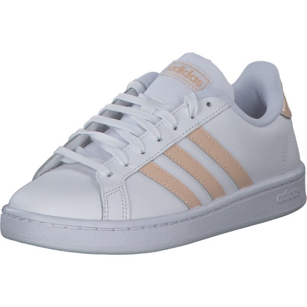 Adidas Core Grand Court, Sneakers Low, Damen, weiß lachs