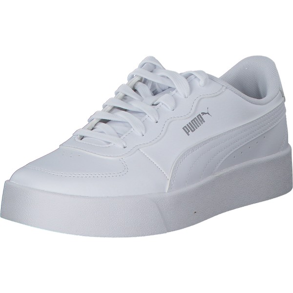 Puma Skye Clean 380147, Sneakers Low, Damen, WHITE-PUMA WHITE-PUMA SIL